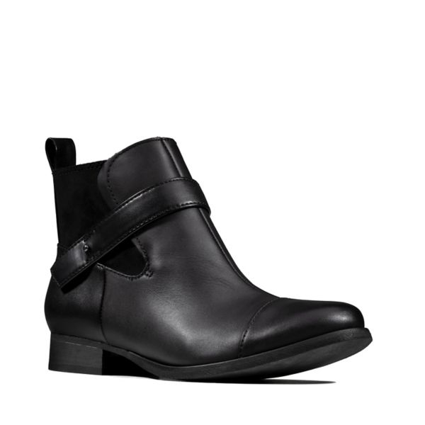 Clarks Womens Ladbroke Magic Ankle Boots Black | UK-9253786